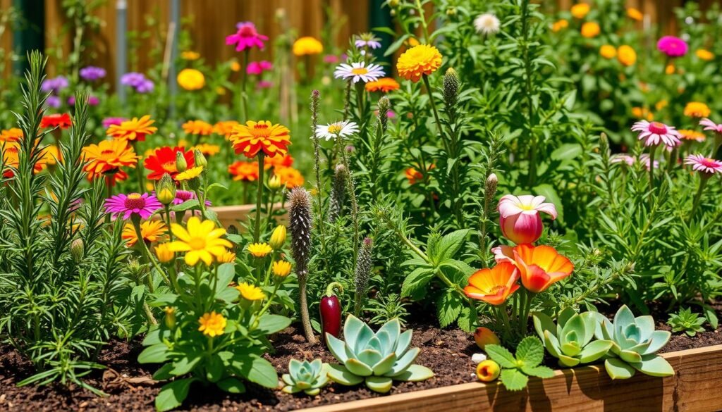 Plantas resistentes ao sol para horta