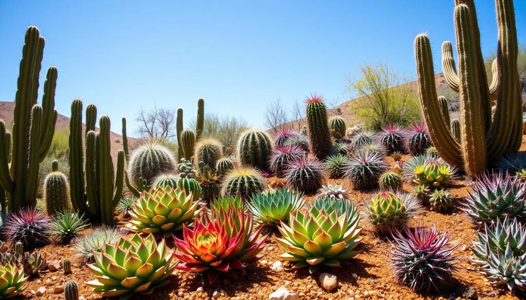 Suculentas e Cactos Resistentes ao Sol