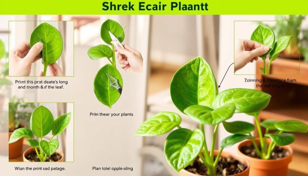 Técnicas de Poda Planta Orelha de Shrek